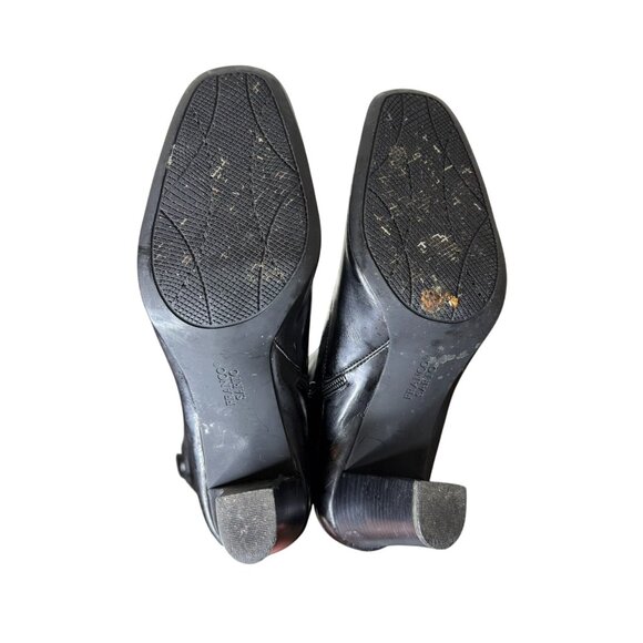 Franco Sarto Y2K-Style Black Faux-Leather Knee High 4" Heeled Boots, Size 10M - Picture 7 of 12